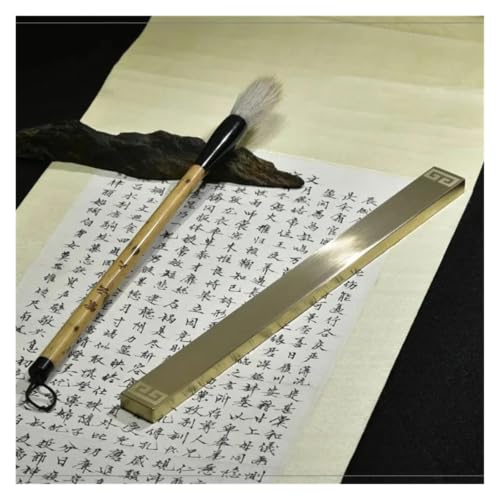 Brass Paperweights Calligraphy Painting
