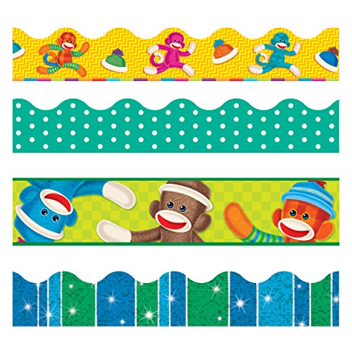 TREND enterprises, Inc. Sock Monkeys Terrific Trimmers, Variety Pack