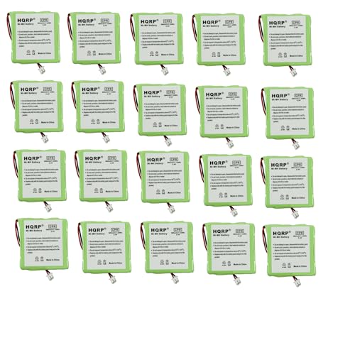 HQRP 20-Pack Phone Battery for Fritz!FON DECT MT-D/MT-D VOIP DECT/MT-D AVM20002434 / VOIP DECT / 36F6 Cordless Telephone