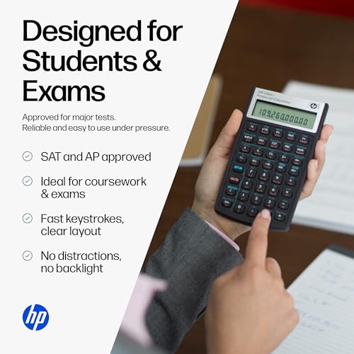HP 10bII+ Financial Calculator for College and High School, SAT AP PSAT