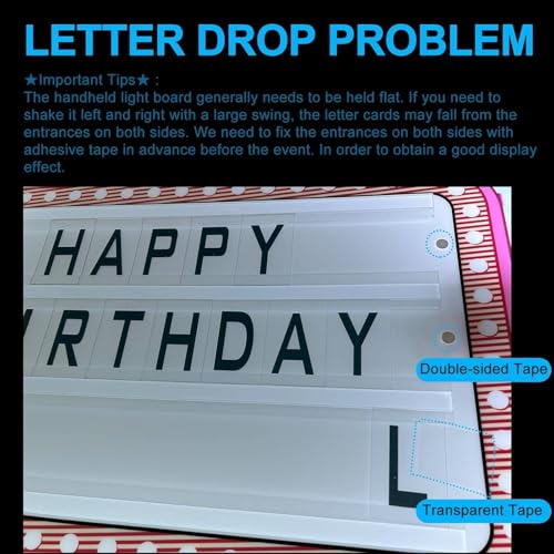 Bottle Presenter for Night Club, Bottle Service SignVip, Bottle Service Lights,Changeable Letters VIP Service with 4 Letter Sets & 2 Number Kit【Direct delivery from US Warehouse】,B