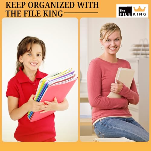 The File King One Divider Pale Green Pressboard Classification File Folder - Letter Size | Box of 10 | Top Tab | 2” Expansion | Four 2-Inch Durable Fastener Prongs | USA Made