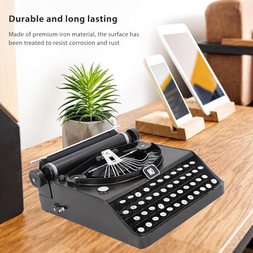 Vintage Typewriter Model, Retro Home Office Portable Handy Retro Accessories, Vintage Artistic Appearance, Unique Gift