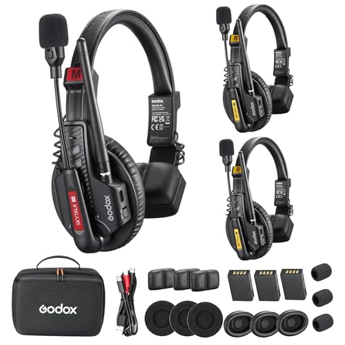 GODOX Skytalk Air 3S 2.4G Full-Duplex Wireless Intercom System(for 3 User)