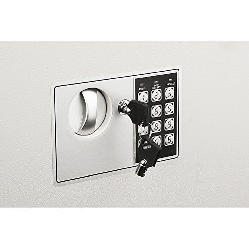 Paragon Safes In Wall Safe with Keypad and 2 Manual Override Keys, White