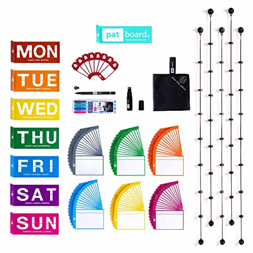 PATboard Agile Weekly Planner Board Full Toolset