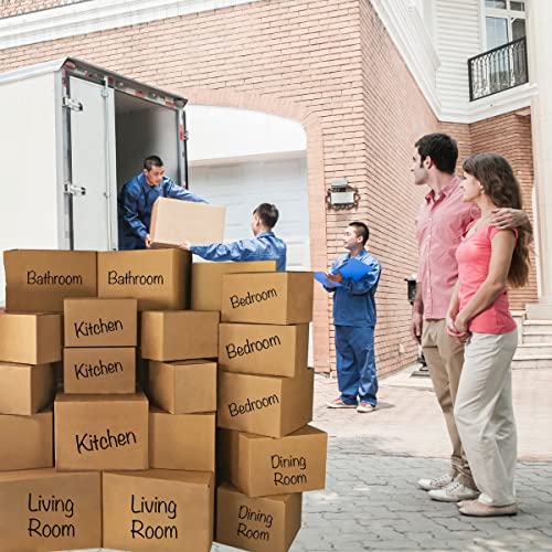 UBMOVE One BedRoom 18 Moving Boxes Basic Moving Kit: Boxes, Packing Supplies, & Tape, Brown Corrugated Boxes With Moving Supplies