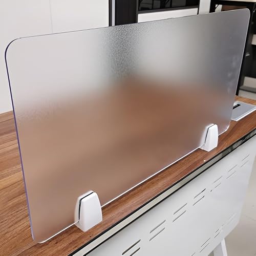 Nisorpa 4Pcs Acrylic Desk Divider Privacy Panels, 23.6" x 15.8"