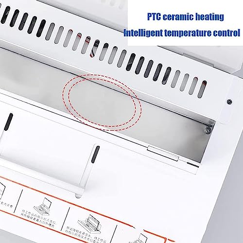 Qiokoith 220v Thermal Binding Machine for A4 Electric Book Binder for Tenders, Insurance Policy Contracts, Reports Office Use