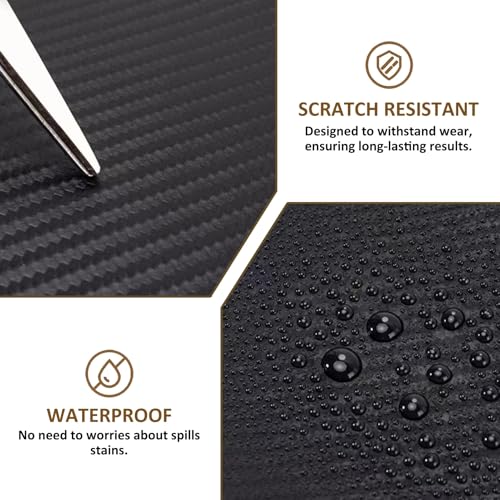 Fabric Adhesives Carbon Fibre Leather Repair Patch Self Tape Vinyl Repair Tape, Reupholster Leather Patches for Furniture Couch Chairs Car Seat(Rose red)
