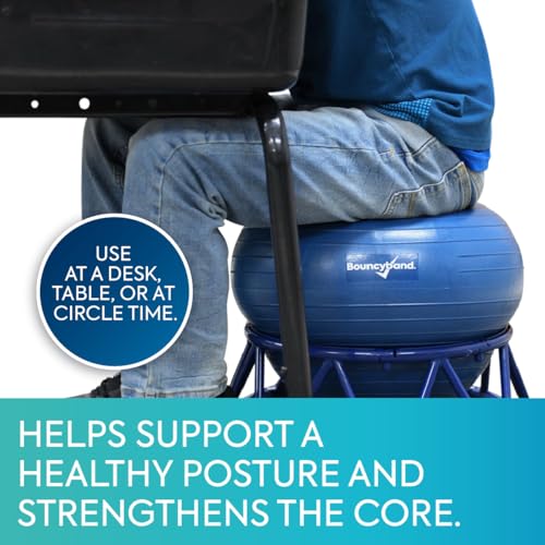Bouncyband Stability Ball Chair – Balance Ball Seating Improves Focus
