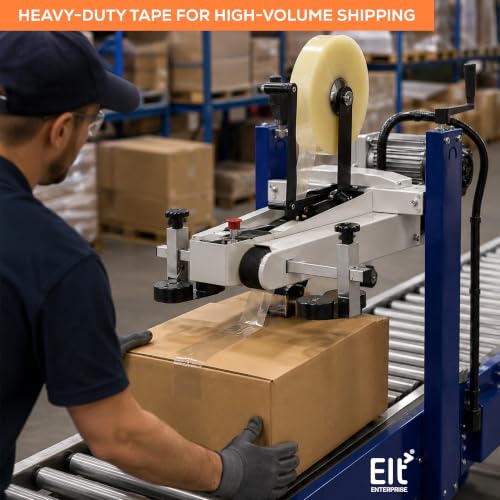 EIt Packing Tape, 3 Inch x 1000 Yard, 1.8 Mil, Clear 4 Rolls Machine Length
