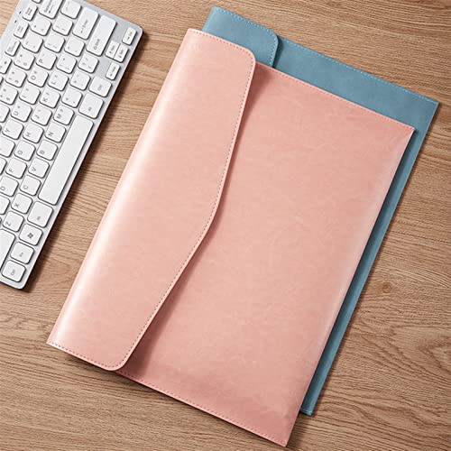 AEYSD-456 Filing Envelopes A4 Business Felt Folder Classic Snap Design Large Capacity Document Bag Office Supplies File Organizer Plastic Folders (Color : Light Blue)
