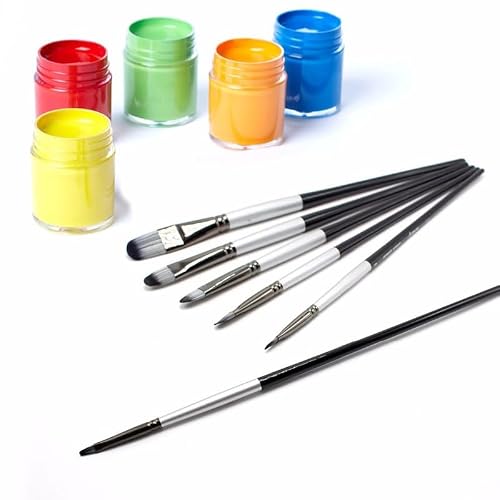 UOHLCX HBJWOV Nylon Hair Paint Brush for Acrylic Painting Oil Painting Paint Brush Set Watercolor Artist Brush Art Supplies