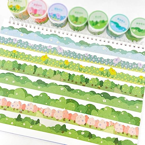 UOHLCX Masking Washi Tape Art Decorative Adhesive DIY Scrapbooking Sticker Label
