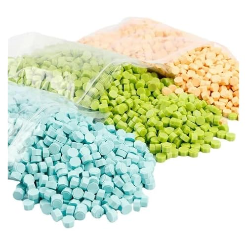 PuLAif Wax Seal Beads Multicolor 150 pcs For Stamping, Scrapbooking, Wedding Invitations(G)