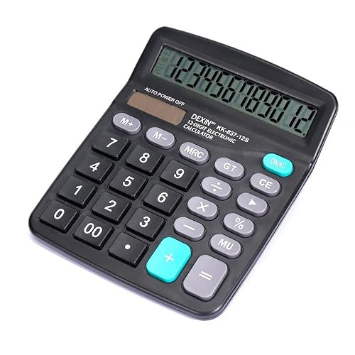 Calculator Office Supplies, Solar Calculator, Power Supply, 12 Bit Large Display Screen, Accounting Computer, Cross-Border Supply