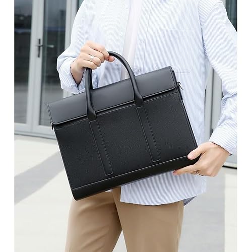JSEIAJB Handbag Laptop Vintage Shoulder Executive Business Messenger Crossbody Side Bag