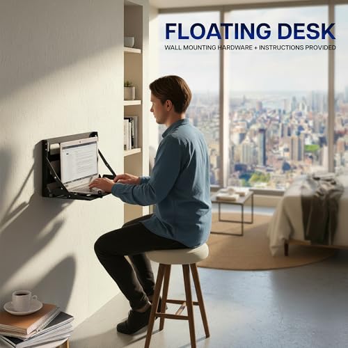 VIVO Black Flip Down 13 to 17 inch Laptop Tray Holder, Mount-FDLAP1