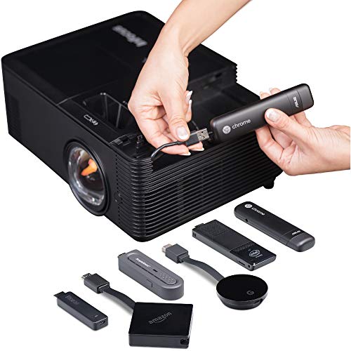 InFocus IN136ST DLP WXGA 4000 Lumens Short Throw, 3X HDMI, VGA, 3D and Wi-Fi Ready TechStation Projector