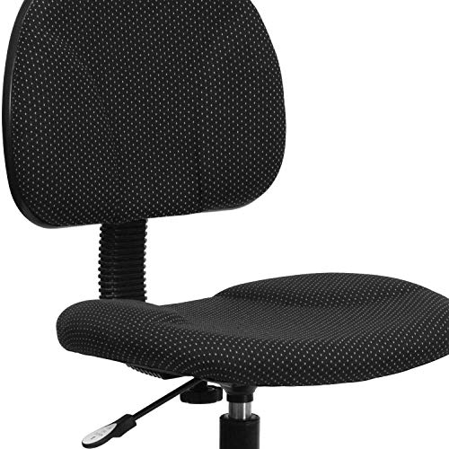 Flash Furniture Fabric Adjustable Drafting Chair, Black