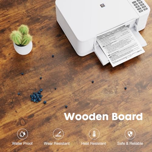 DUMOS File Cabinet with 3 Drawers, Wood Under Desk Storage Printer Stand