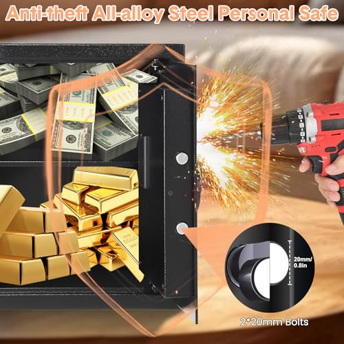 Garvee Safe Safe Wall Painting – Heavy Duty, Fireproof & Waterproof Steel – Double Key And Digital Lock – Ideal Silver, Jewelry, Documents, Passports – Size FD-2535HC 420×350×310mm