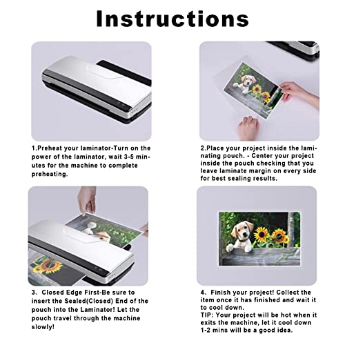 LabelMore Thermal Laminating Pouches - Laminating Sheets - Thermal Laminating Paper for Laminator - 9 X 11.5-inches/Letter Size - 3mil Thickness - 2000pack