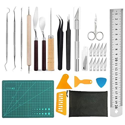 XDSRFVW 1set Craft Vinyl Weeding Tools Set Basic Tool Silhouettes Cameos Lettering DIY Accessories Handmade