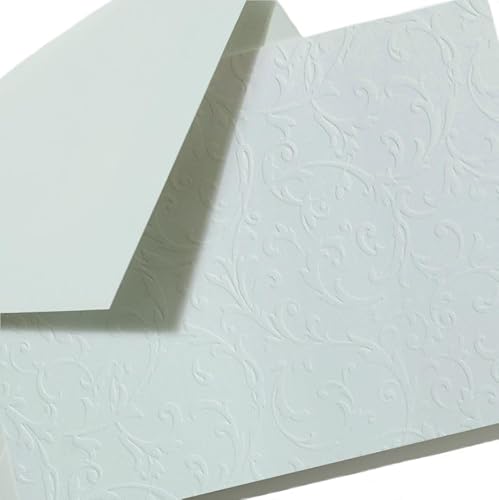 Crane & Co. Blind Embossed Beach Glass Notes (CF1160), Pack of 10