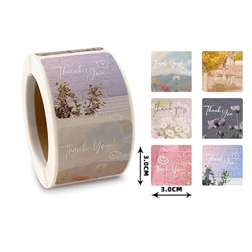 UOHLCX Thank You Stickers Wedding Invitation Party Gifts Decor Seal Packaging Bag Labels