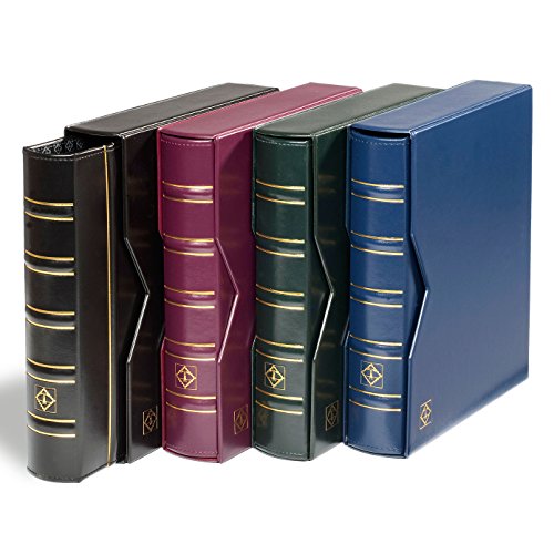 LEUCHTTURM Optima Classic 324423 Coin Album with Protective Case Black