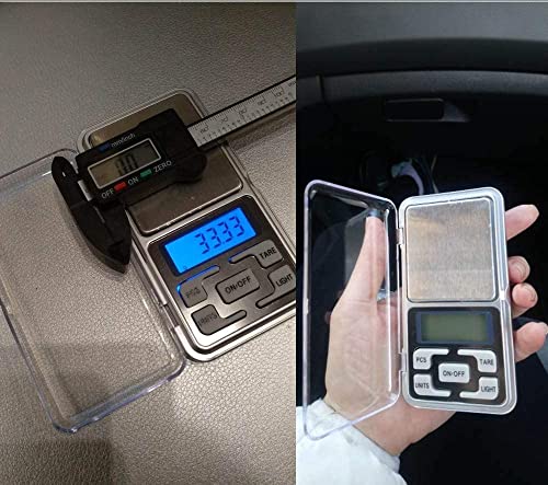 KYTGFH Mini Electronic Scales 0.01G/0.1G Pocket Digital Scale for Gold Sterling Silver Jewelry Balance Gram Weight Scale for School Travel,100g/0.01g