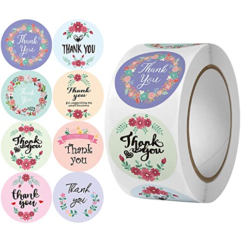 MVNOIRE "Thank You Stickers Dessert Seal Reward Stickers Wedding Birthday Party Flowers