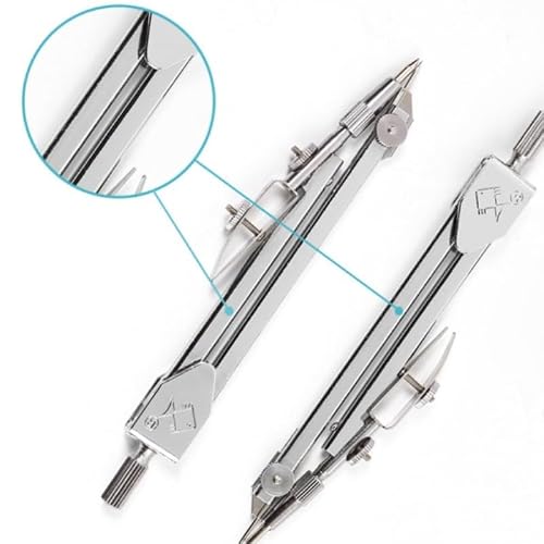 Alloy Compass Can Hold Pencil Cores Other Stationery Items