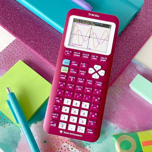 TI-84 Evo Graphing Calculator Texas Instruments, Raspberry