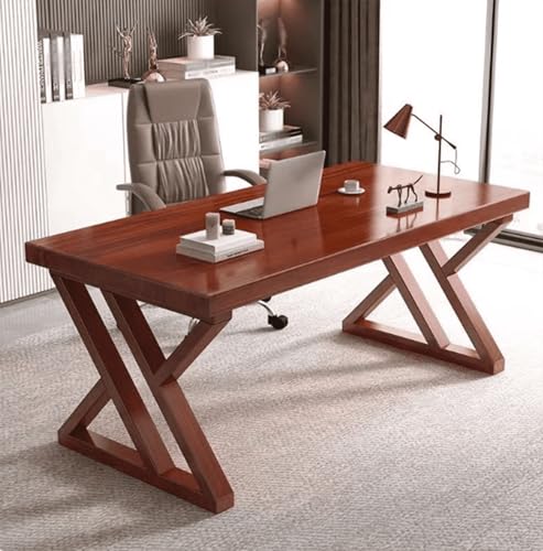 ntumLeap Modern Computer Table,Solid Wood Office Desk,Simple Style Pc Table Workstation for Study Writing,Gaming Desk for Small Spaces,Bedroom,Dining,D,100 * 60 * 75Cm,C-100 * 70 * 75cm