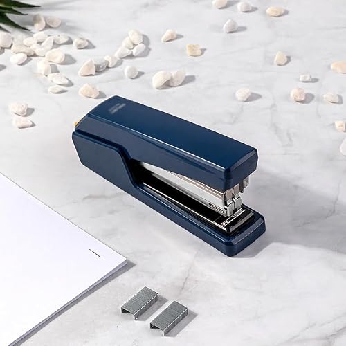 VIAENKFG Effortless Stapler with Medium Size Flat Nail Structure -up Office Binding(E)