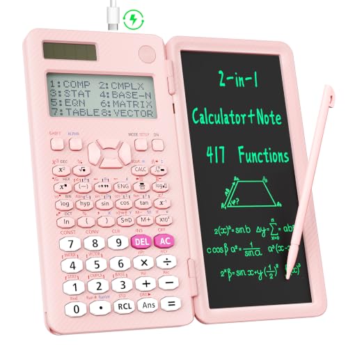 991ES MAX 417 Functions Scientific Calculators 4-Line Display with Notepad