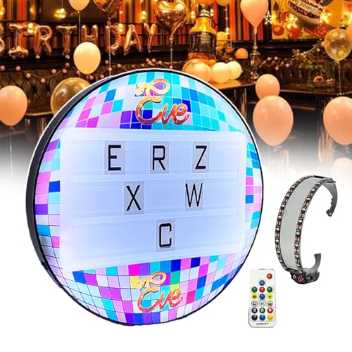 pealiritansemen Bar LED Handheld Sign, Rechargeable LED Message Board, Luminous Colorful Handheld Billboard with Changeable Letters and Numbers, for Bar/Party/Home/Restaurant/Cafe