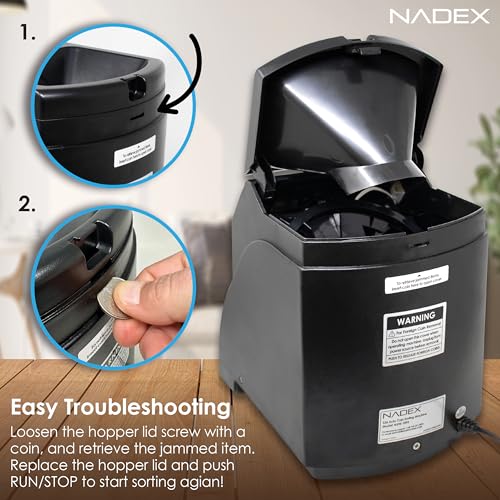 Nadex 36S Automatic Coin Sorter