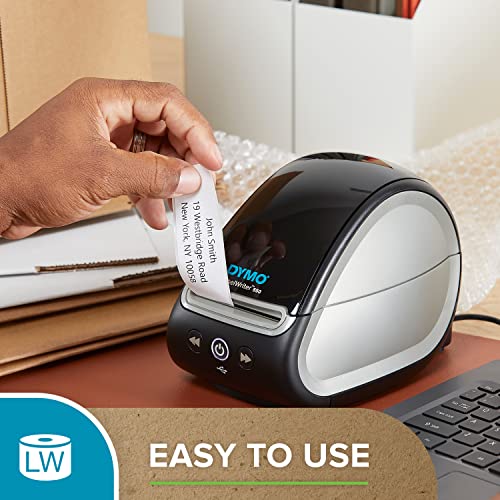 Dymo Authentic LabelWriter Return Address Labels | 25 mm x 54 mm | Self-Adhesive | 24 Rolls of 500 Easy-Peel Labels (12,000 Count) | for LabelWriter Label Makers | Made in Europe