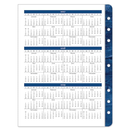 FranklinCovey - Monticello One Page Per Day Ring-Bound Planner (Monarch, Jan 2027 - Dec 2027)