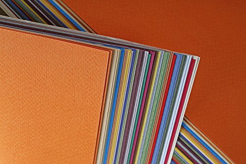 Clairefontaine Etival Coloured Grained Drawing Paper, 50x65cm, 160g, Clear (24 Sheets), 50 x 65 cm, Light Grey