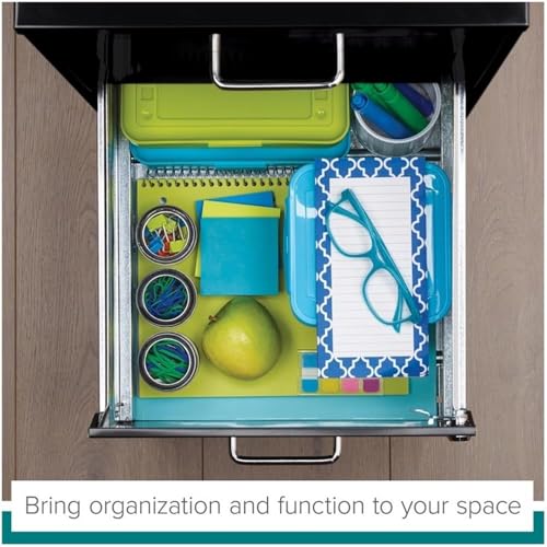 Pemberly Row 2 Drawers 26.7" Vertical Black Metal Filing Cabinet Lockable Pre-Assembled Movable Letter Size for Home, Office