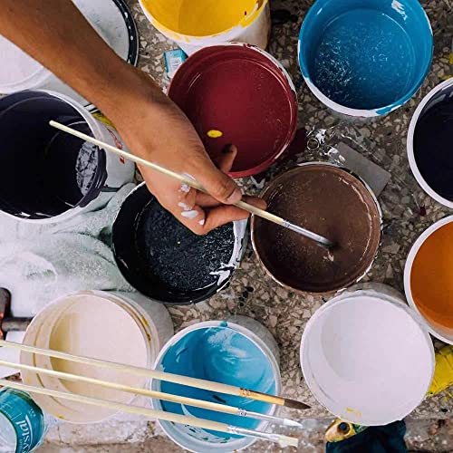 UOHLCX HBJWOV 38 Canvas Pen Curtain Brush Sets Varnish Rod Watercolor Brushes Bristle Oil Brush Set
