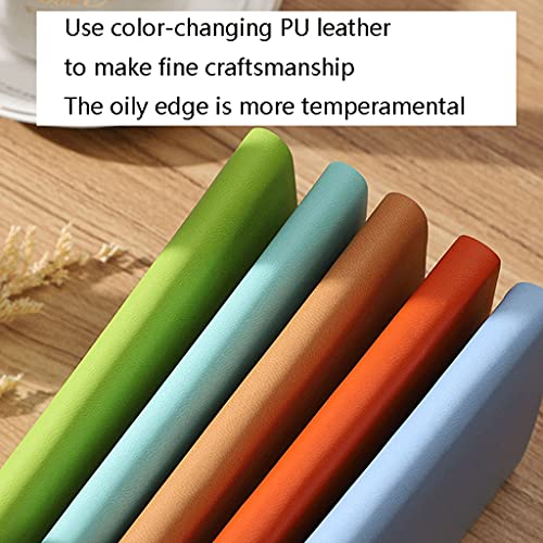 BDPP Journal Notebook Journal Classic Horizontal Line Soft Leather Notebook 5 Packs Simple Diary Suitable for Students to Make Plans Writing School Office Business (Color : A, Size : A5)