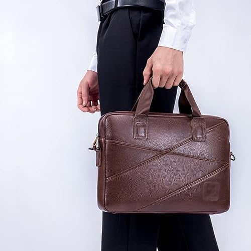 Tote Briefcase Can Be Used For Laptop Shoulder Messenger Bag Leather Bag