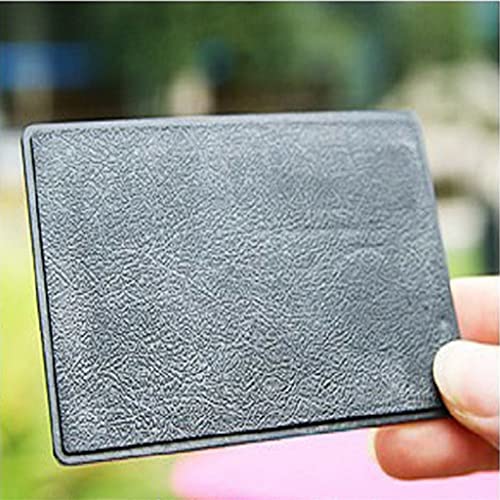 NSUQOA 8 Digit Solar Power Calculator with Touch Screen Credit Card Design Portable Mini for Business School(D)