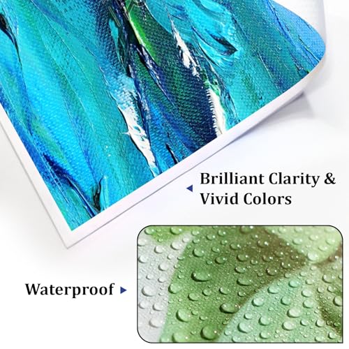 Premium Polyster Canvas Roll, Canvas Paper for Printing, Quick Dry, Wide Format Inkjet Printer Compatible, Paper Roll, Perfect for Fine Art, Photography, Giclée Printing, Archival Quality Prints